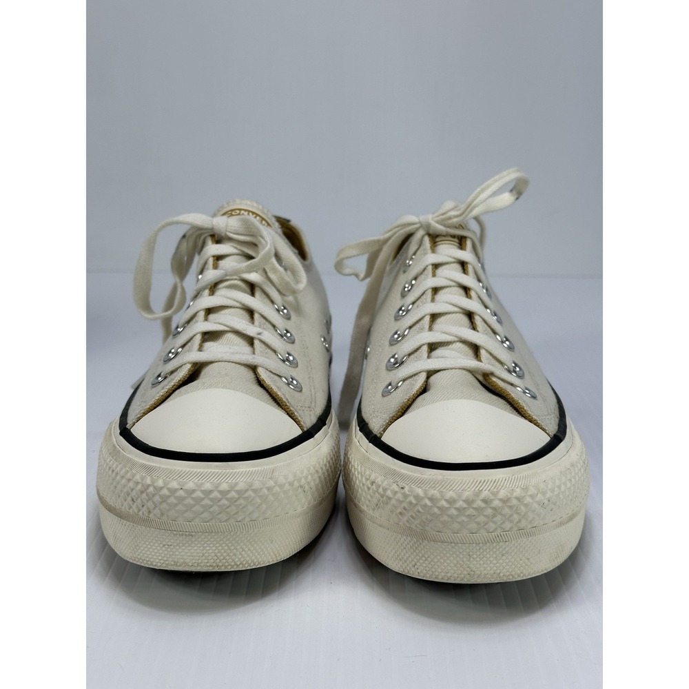 Converse Chuck Taylor All Star Lift Platform Off White Sneakers A03829F Womens 7